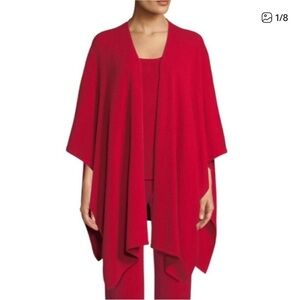 Neiman Marcus 100% Cashmere Wrap Cardigan